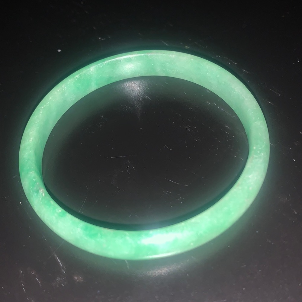 Genuine green Jade child’s bracelet